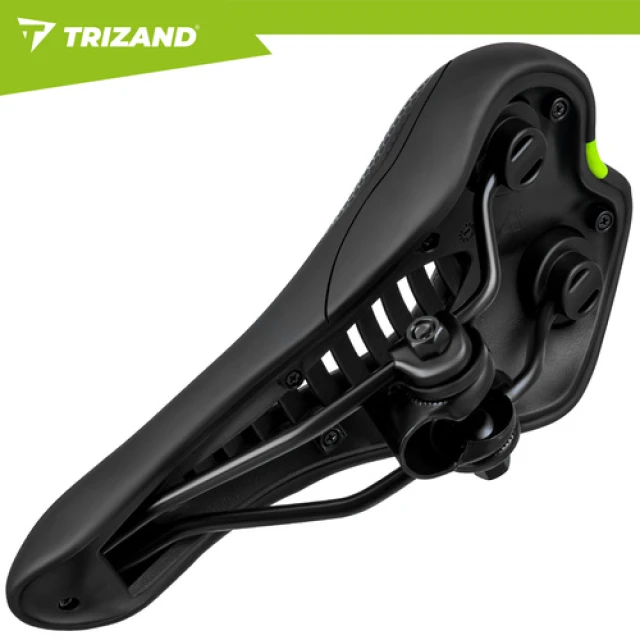 Сідло велосипедне Trizand 28x14 см Black (5900779963801)
