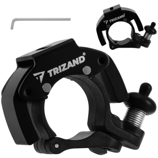 Звонок для велосипеда механический Trizand 100 дБ Black (5900779963900)