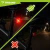 Ліхтар велосипедний задній Trizand LED USB 6 режимів IP66 Red (5900779963917)