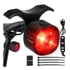 Ліхтар велосипедний задній Trizand LED USB 6 режимів IP66 Red (5900779963917)