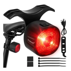 Ліхтар велосипедний задній Trizand LED USB 6 режимів IP66 Red (5900779963917)