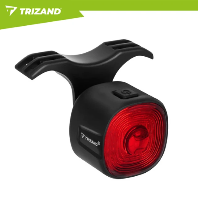 Ліхтар велосипедний задній Trizand LED USB 6 режимів IP66 Red (5900779963917)