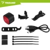 Ліхтар велосипедний задній Trizand LED USB 6 режимів IP66 Red (5900779963917)