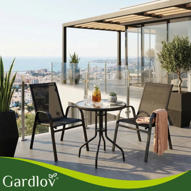 Комплект меблів для балкону стіл + Gardlov 2 стільці (5900779963948)