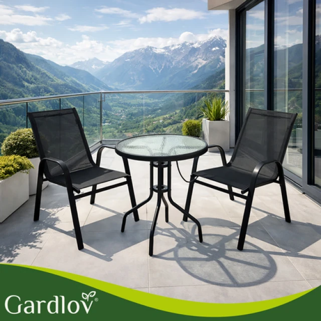 Комплект меблів для балкону стіл + Gardlov 2 стільці (5900779963948)