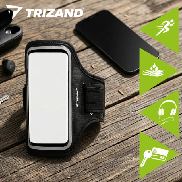 Чохол-пов'язка на руку для телефона Trizand 19x47,5 см Black (5900779963955)