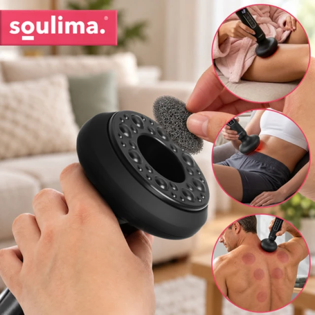 Масажер електрична китайська банка Soulima 8 Вт (5900779964020)