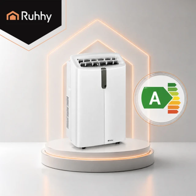 Мобільний кондиціонер Ruhhy 3,5 кВт Wi-Fi 12000 BTU 30 м² (5900779964167)