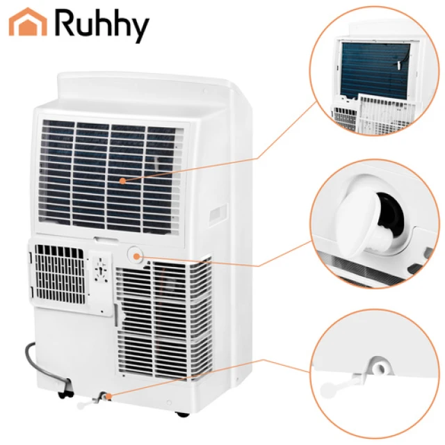 Мобільний кондиціонер Ruhhy 3,5 кВт Wi-Fi 12000 BTU 30 м² (5900779964167)