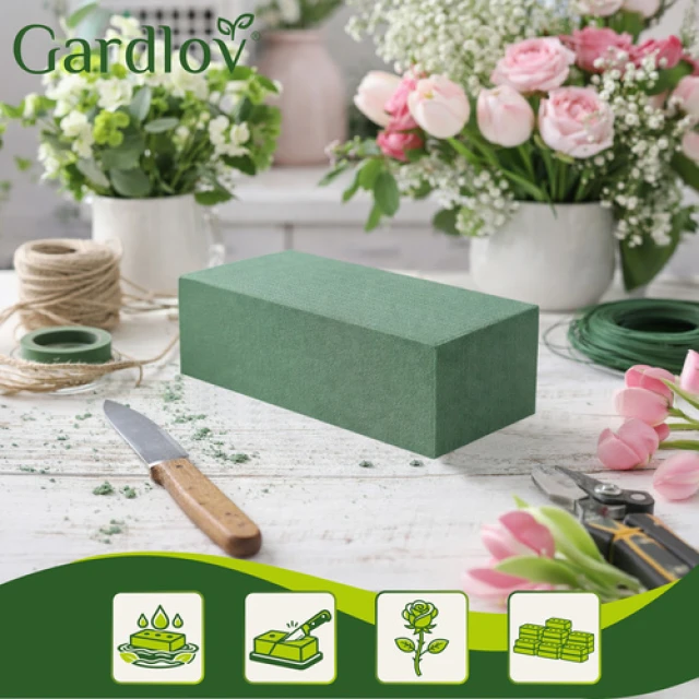 Губка флористична Gardlov 23x11x8 см 20 шт (5900779964242)