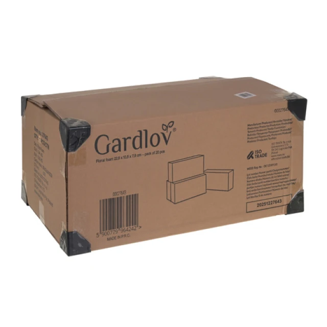 Губка флористична Gardlov 23x11x8 см 20 шт (5900779964242)