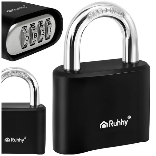 Навісний замок кодовий Ruhhy 4-значний 50 мм (5900779964273)