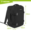 Рюкзак туристический Trizand 40x25x20 см 20 л Black (5900779964358)