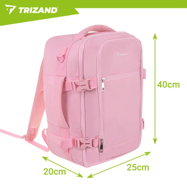 Рюкзак туристический Trizand 40x25x20 см 20 л Pink (5900779964365)