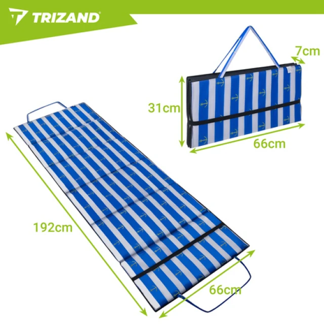 Мат для галькового пляжу складний Trizand 1 см (5900779964396)