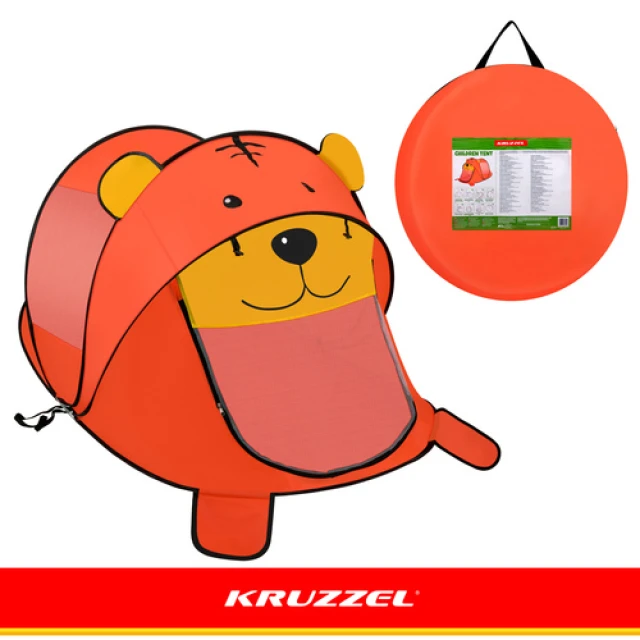 Намет пляжний для дітей Ведмедик Kruzzel 180x95x82 см (5900779964402)