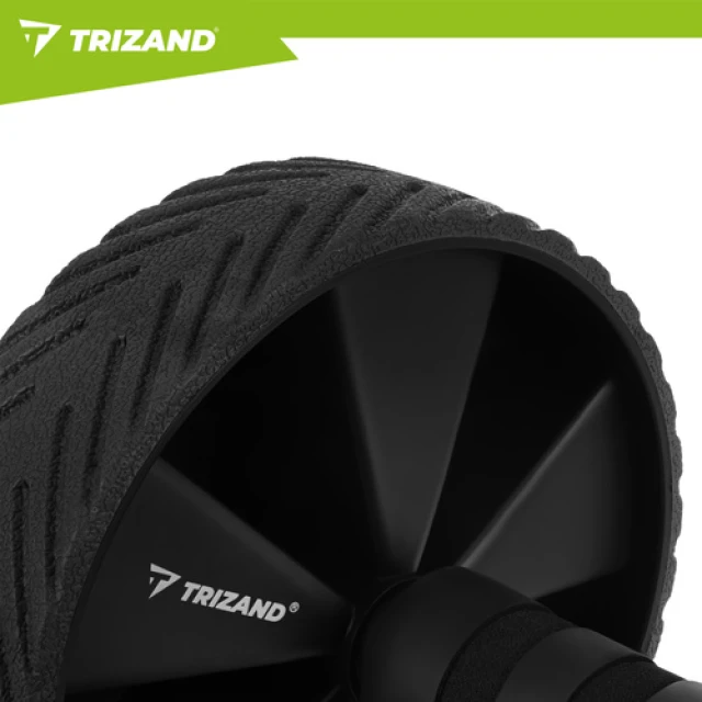 Ролик для преса з килимком Trizand Black (5900779964426)