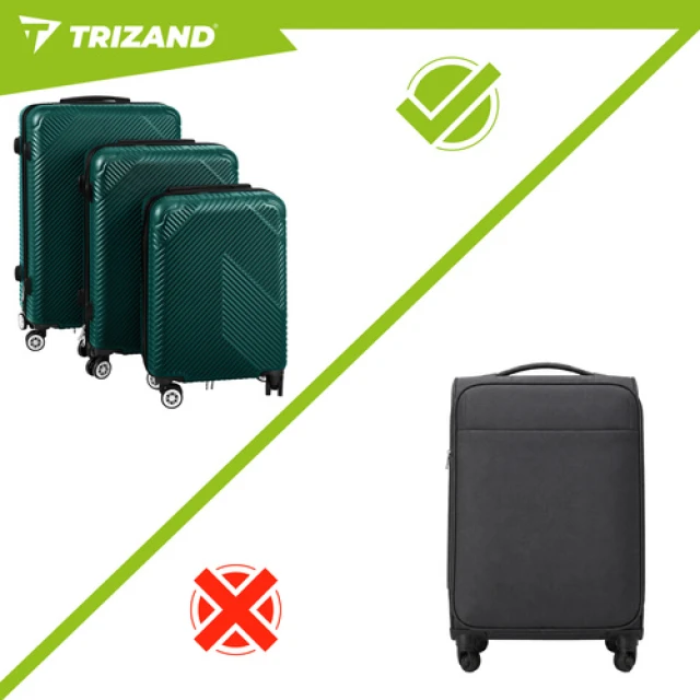 Набір валіз Trizand 3 шт Green (5900779964433)