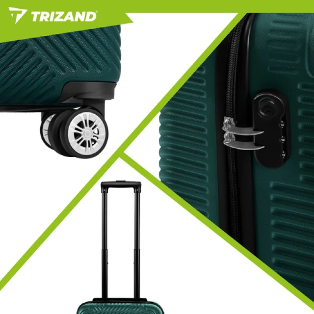Набір валіз Trizand 3 шт Green (5900779964433)