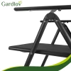 Садове крісло складане регульоване з підголівником Gardlov Black 2 шт (5900779964457)