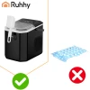 Льдогенератор Ruhhy 1,2 л 12 кг/24 ч Black (5900779964631)