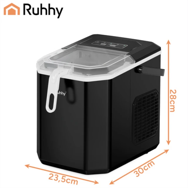 Льдогенератор Ruhhy 1,2 л 12 кг/24 ч Black (5900779964631)
