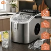 Льодогенератор Ruhhy 1,2 л 12 кг/24 год з лопаткою Silver (5900779964648)