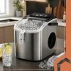Льодогенератор Ruhhy 1,2 л 12 кг/24 год з лопаткою Silver (5900779964648)