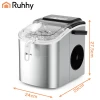 Льодогенератор Ruhhy 1,2 л 12 кг/24 год з лопаткою Silver (5900779964648)