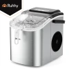 Льодогенератор Ruhhy 1,2 л 12 кг/24 год з лопаткою Silver (5900779964648)