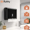 Диспенсер для паперових рушників настінний Ruhhy Black (5900779964662)