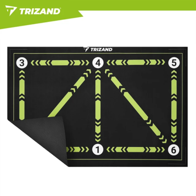 Тренувальний килимок для футболу Trizand 60x90 см (5900779964709)