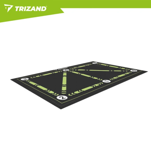 Тренувальний килимок для футболу Trizand 60x90 см (5900779964709)