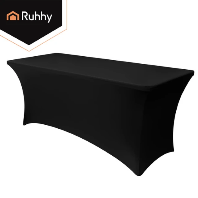 Чохол для банкетного столу Ruhhy 183x75x75 см Black (5900779964716)