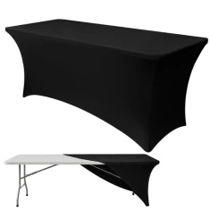 Чохол для банкетного столу Ruhhy 183x75x75 см Black (5900779964716)