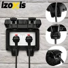Розетка подвійна зовнішня Izoxis IP66 230 В 16 А (5900779964747)