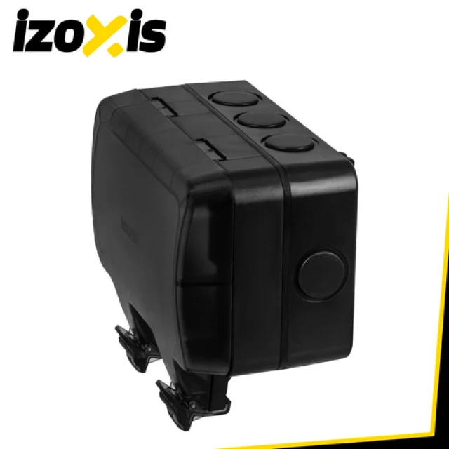 Розетка подвійна зовнішня Izoxis IP66 230 В 16 А (5900779964747)