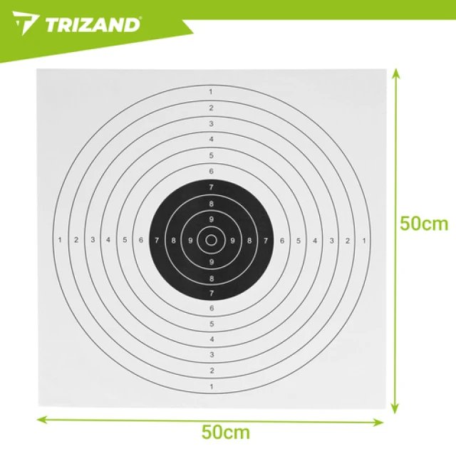 Мишень для стрельбы Trizand 50x50 см 100 шт (5900779964754)