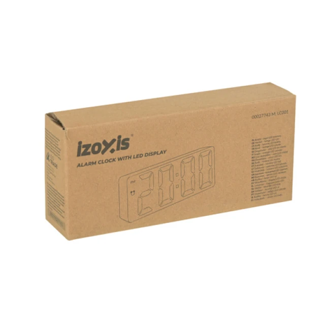 Часы-будильник Izoxis LED с дисплеем температуры USB (5900779964778)