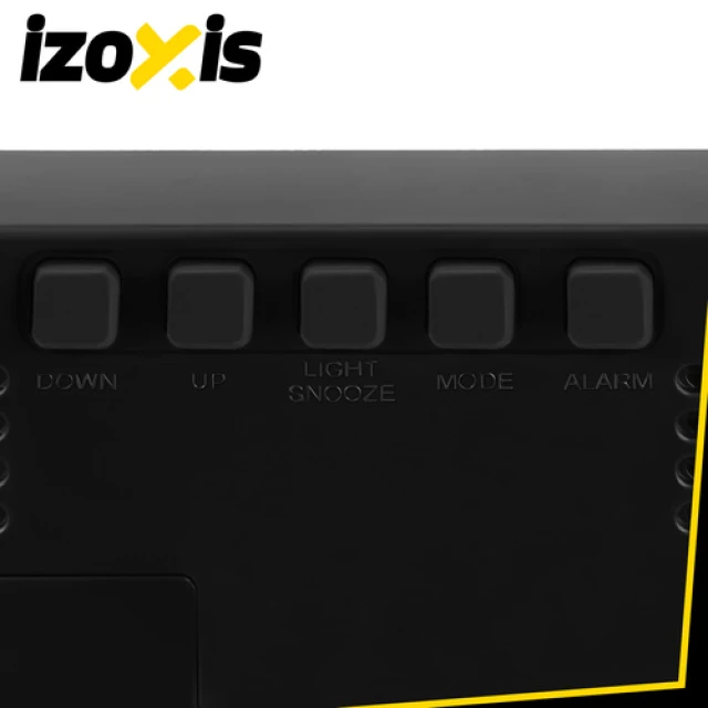 Часы-будильник Izoxis LED с дисплеем температуры USB (5900779964778)