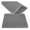 Килимок під туалет для котів Purlov 60x45 см Grey (5900779964877)