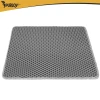Килимок під туалет для котів Purlov 60x45 см Grey (5900779964877)