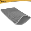 Килимок під туалет для котів Purlov 60x45 см Grey (5900779964877)