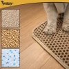 Килимок під туалет для котів Purlov 60x45 см Beige (5900779964891)