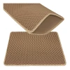 Килимок під туалет для котів Purlov 60x45 см Beige (5900779964891)
