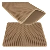 Килимок під туалет для котів Purlov 60x45 см Beige (5900779964891)
