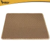 Килимок під туалет для котів Purlov 60x45 см Beige (5900779964891)