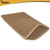 Килимок під туалет для котів Purlov 60x45 см Beige (5900779964891)