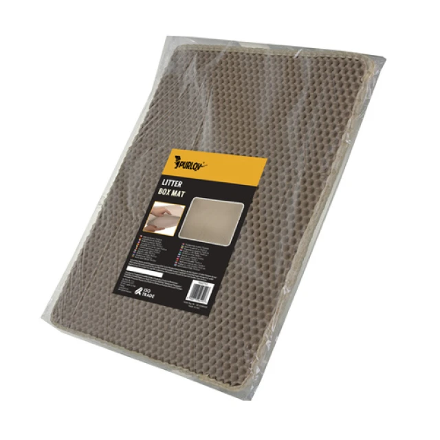 Килимок для котячого туалету Purlov 75x55 см Beige (5900779964907)