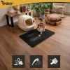 Килимок під туалет для котів Purlov 75x55 см Black (5900779964914)